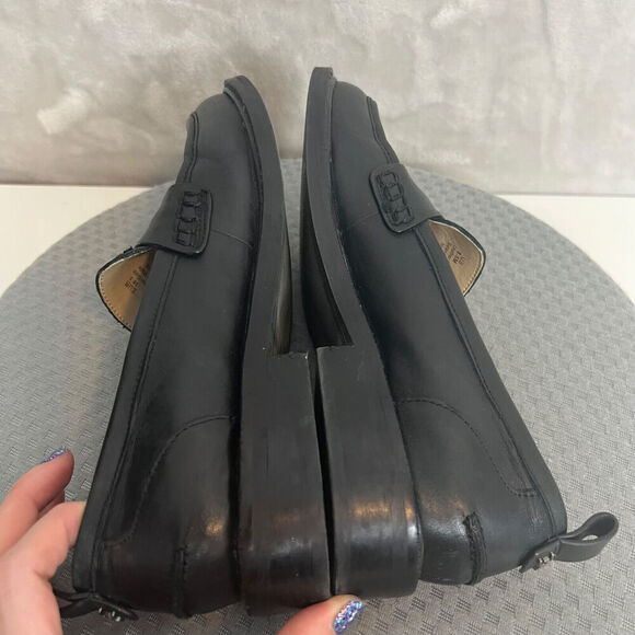 Sam Edelman Caylia Loafer Womens 8.5 M Black Leather Tassel Slip On Shoes Y2K - Picture 12 of 16